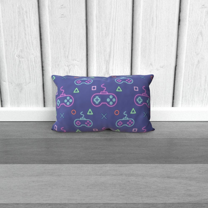 Cushions - Gaming Neon Light Purple - printonitshop