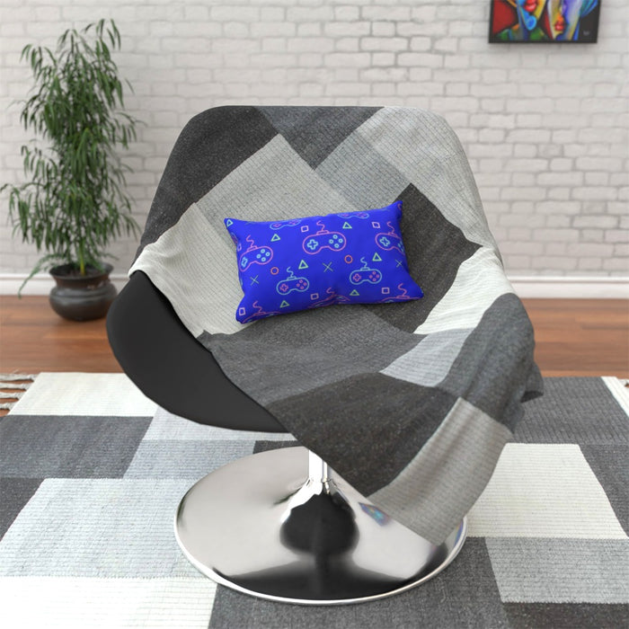 Cushions - Gaming Neon Blue - printonitshop