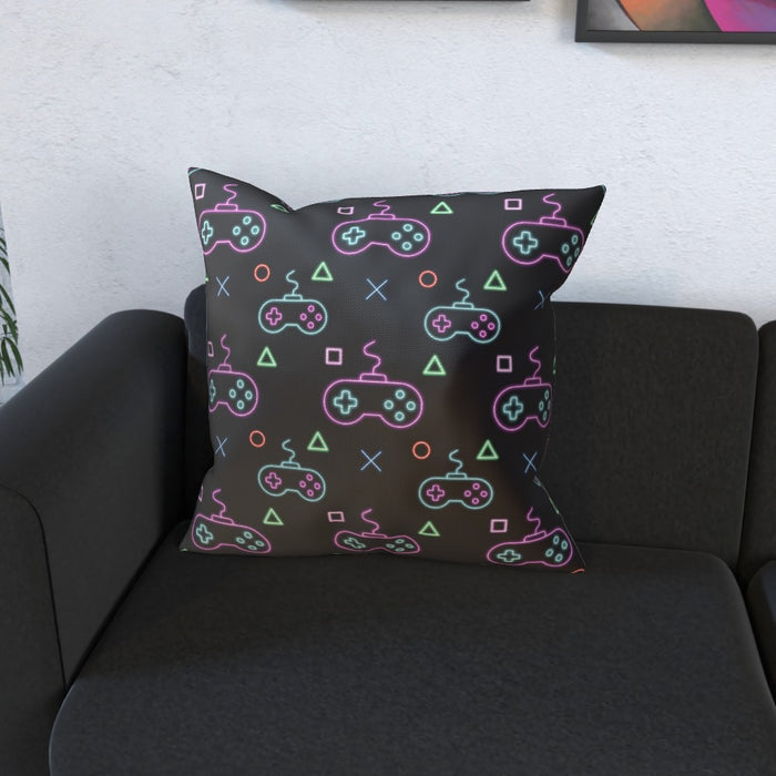 Cushions - Gaming Neon Black - printonitshop