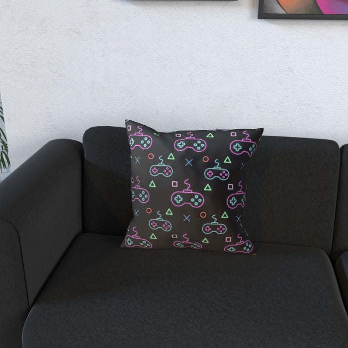 Cushions - Gaming Neon Black - printonitshop