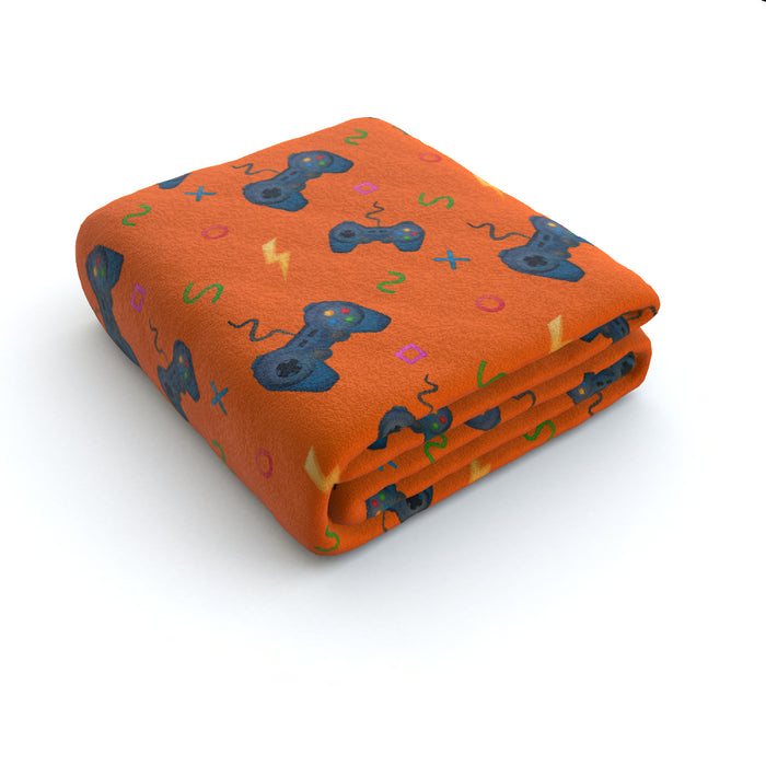 Blanket - Orange Gaming - printonitshop