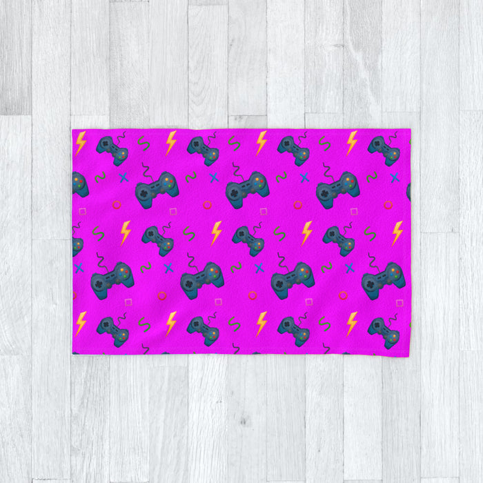 Blanket - Shocking Pink Gaming - printonitshop