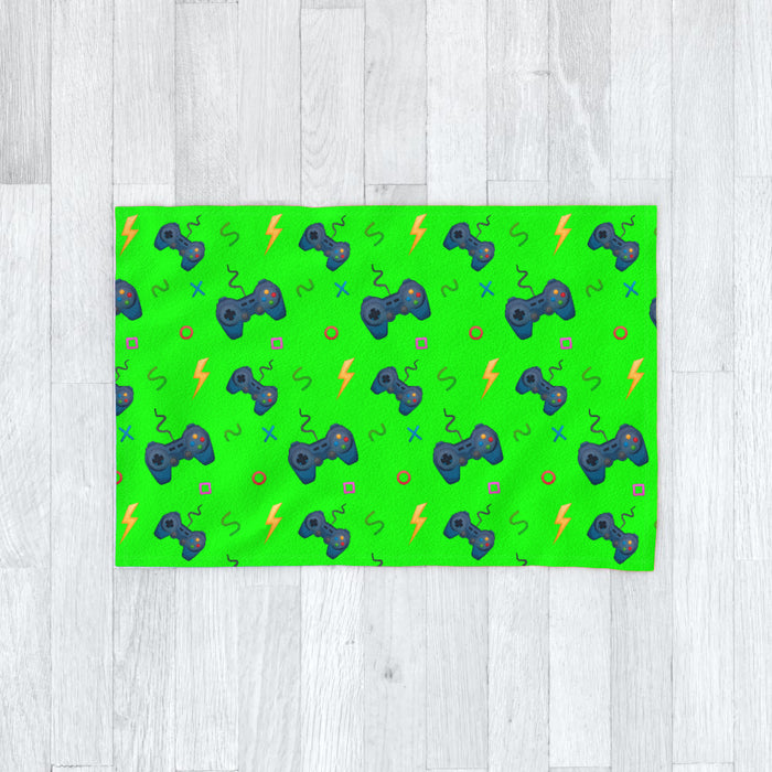 Blanket - Bright Green Gaming - printonitshop