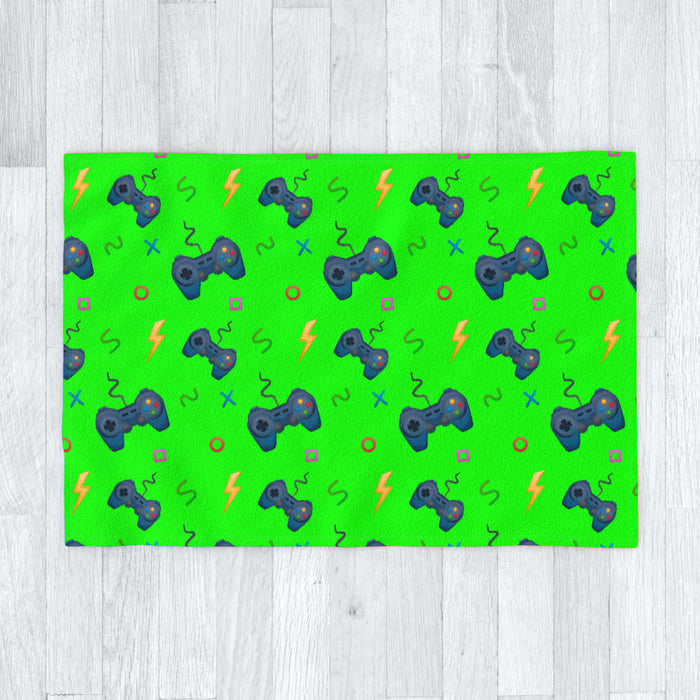 Blanket - Bright Green Gaming - printonitshop