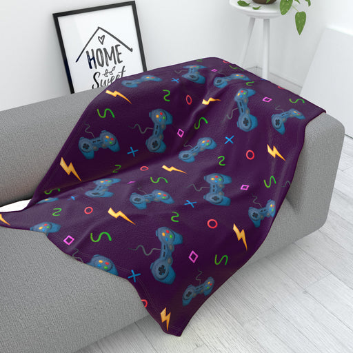 Blanket - Dark Purple Gaming - printonitshop