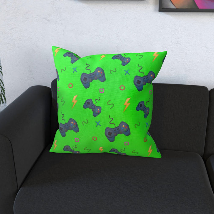 Cushions - Bright Green Gaming - printonitshop