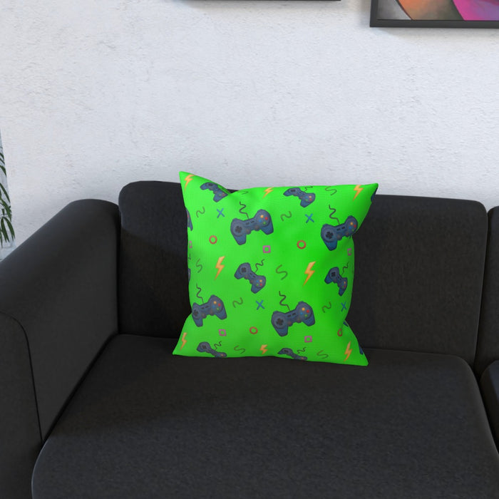 Cushions - Bright Green Gaming - printonitshop