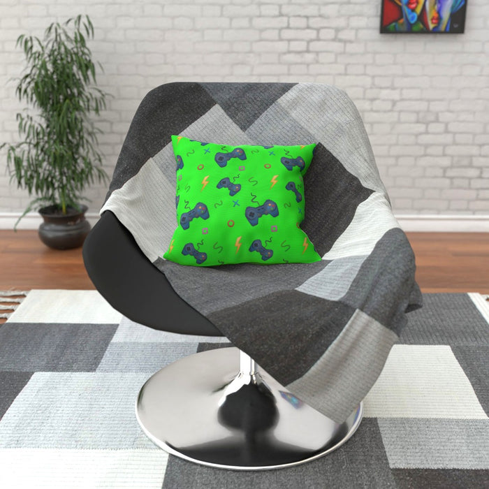 Cushions - Bright Green Gaming - printonitshop