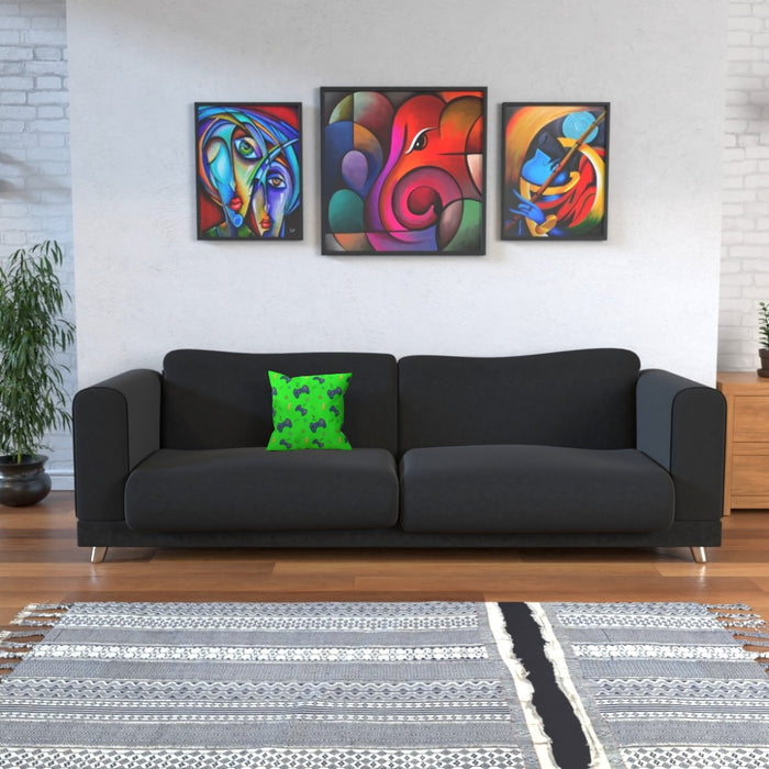 Cushions - Bright Green Gaming - printonitshop