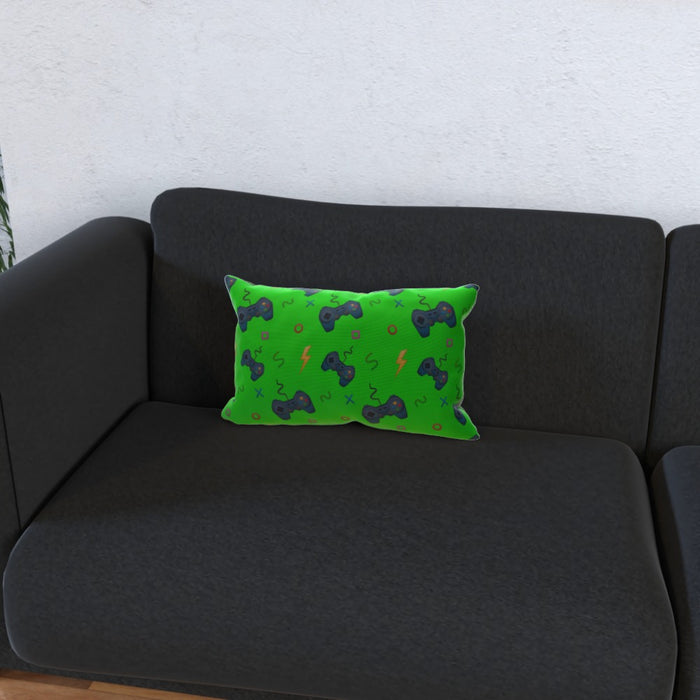 Cushions - Bright Green Gaming - printonitshop