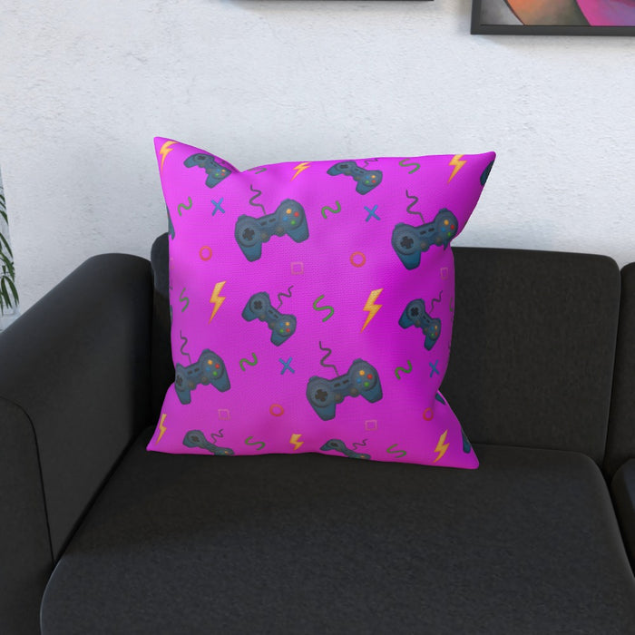 Cushions - Shocking Pink Gaming - printonitshop