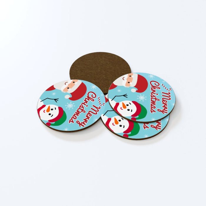 Coasters - Merry Christmas from Santa - printonitshop