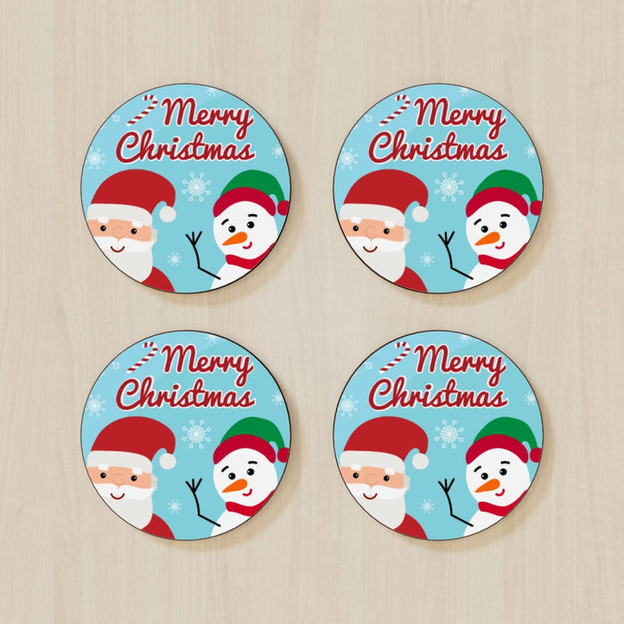 Coasters - Merry Christmas from Santa - printonitshop