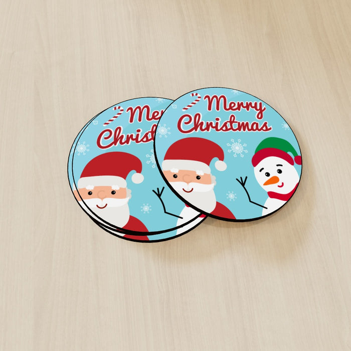 Coasters - Merry Christmas from Santa - printonitshop