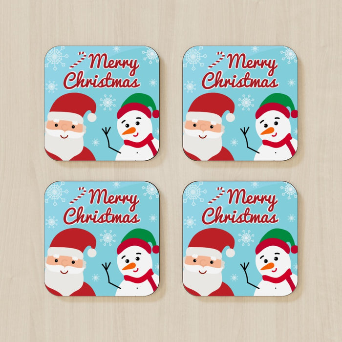 Coasters - Merry Christmas from Santa - printonitshop