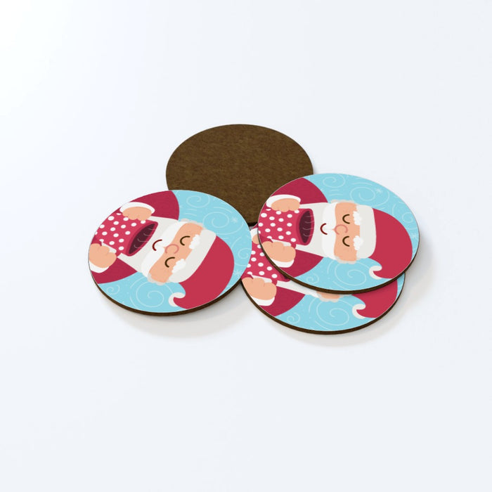 Coasters - Santa's Hot Drink - printonitshop