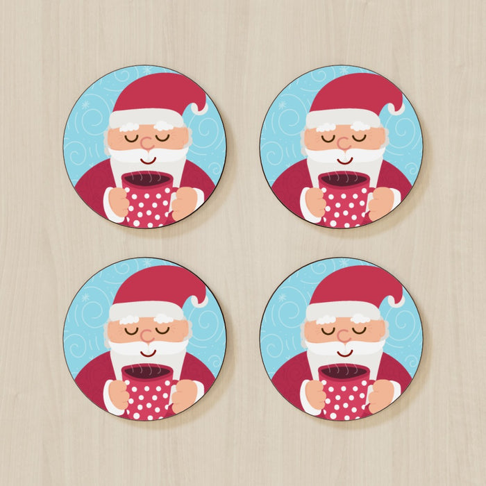 Coasters - Santa's Hot Drink - printonitshop