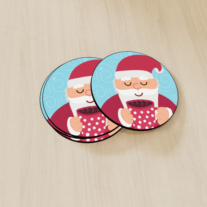 Coasters - Santa's Hot Drink - printonitshop