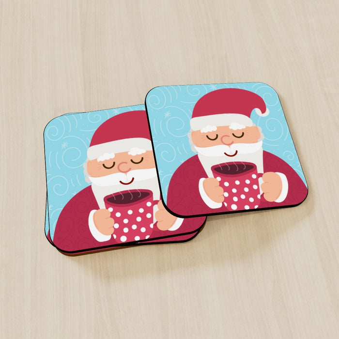 Coasters - Santa's Hot Drink - printonitshop