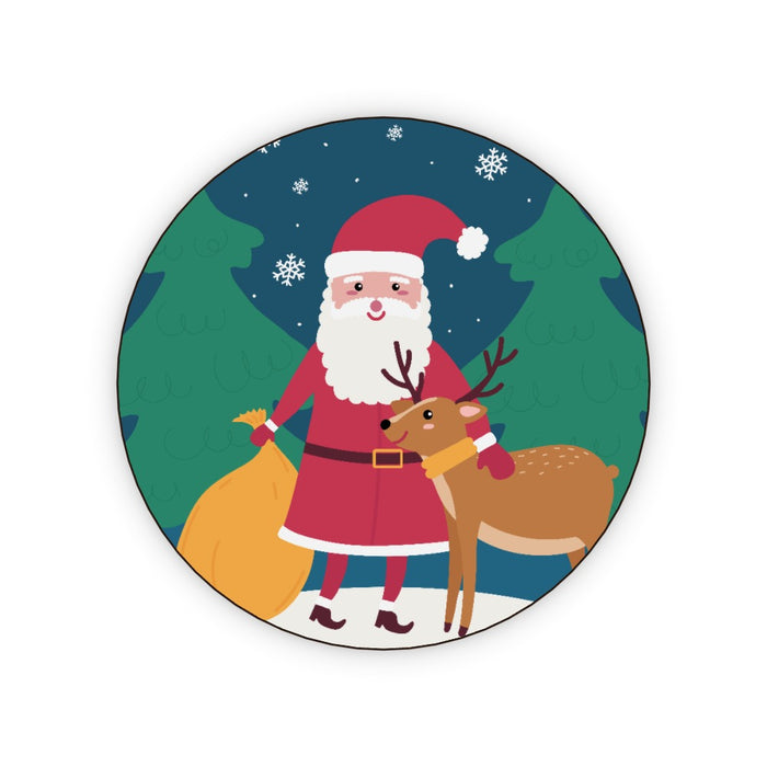 Coasters - Santa and Reindeer - printonitshop