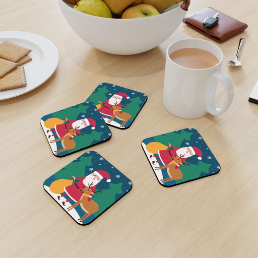 Coasters - Santa and Reindeer - printonitshop