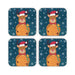 Coasters - Reindeer Smily - printonitshop