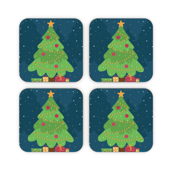 Coasters - Christmas Tree - printonitshop