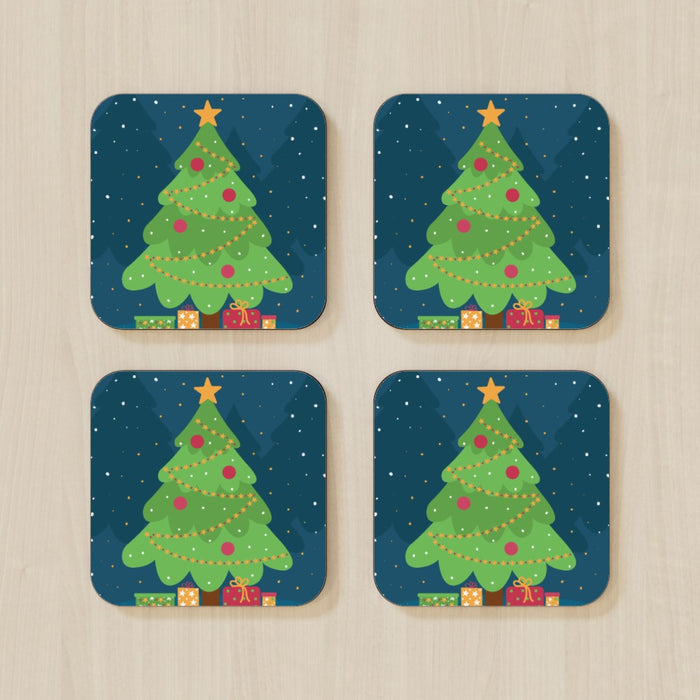 Coasters - Christmas Tree - printonitshop