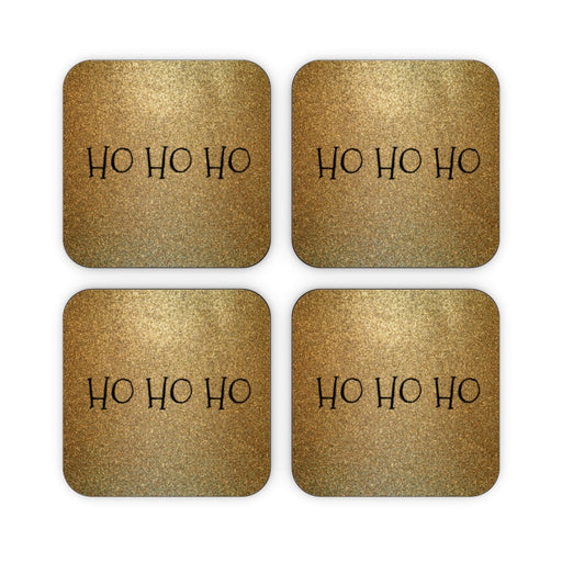 Coasters - Sparkle - Ho Ho Ho - printonitshop