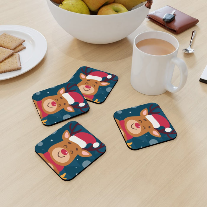 Coasters - Reindeer Smily 2 - printonitshop