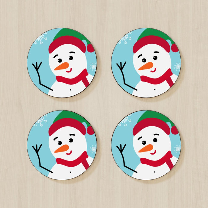 Coasters - Smily Snowman - printonitshop