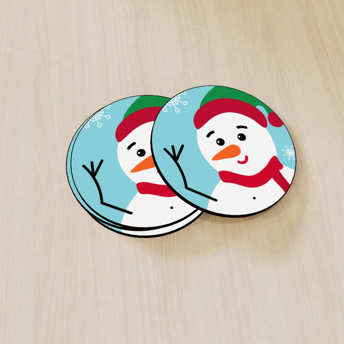 Coasters - Smily Snowman - printonitshop