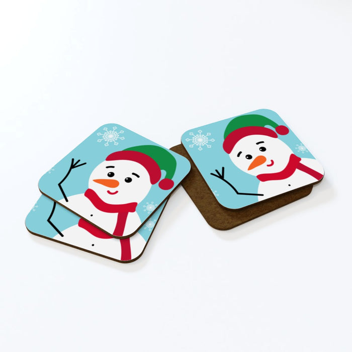 Coasters - Smily Snowman - printonitshop