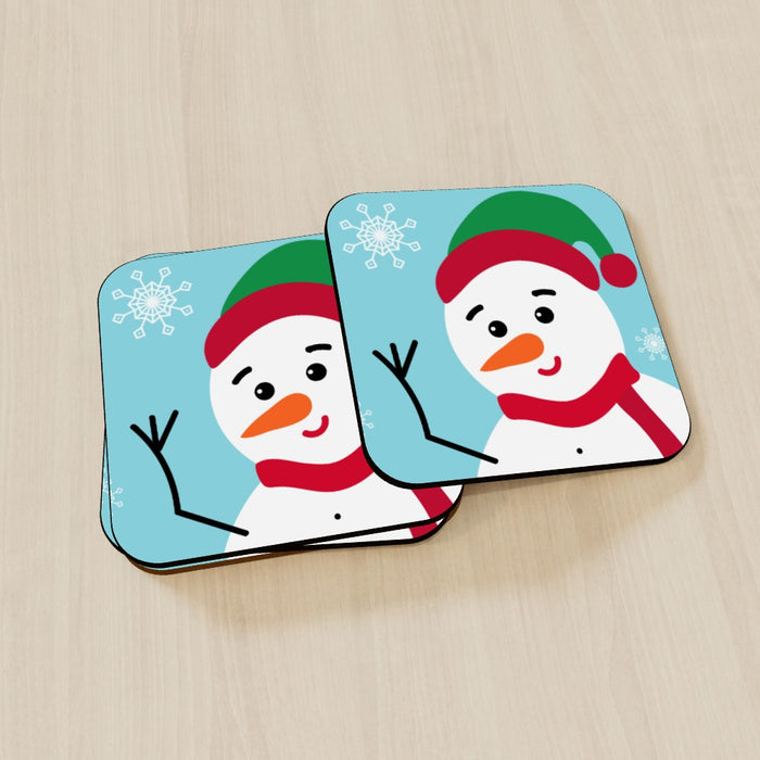 Coasters - Smily Snowman - printonitshop