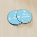 Coasters - Merry Christmas Blue - printonitshop