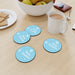 Coasters - Merry Christmas Blue - printonitshop