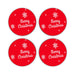 Coasters - Merry Christmas Red - printonitshop