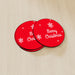 Coasters - Merry Christmas Red - printonitshop