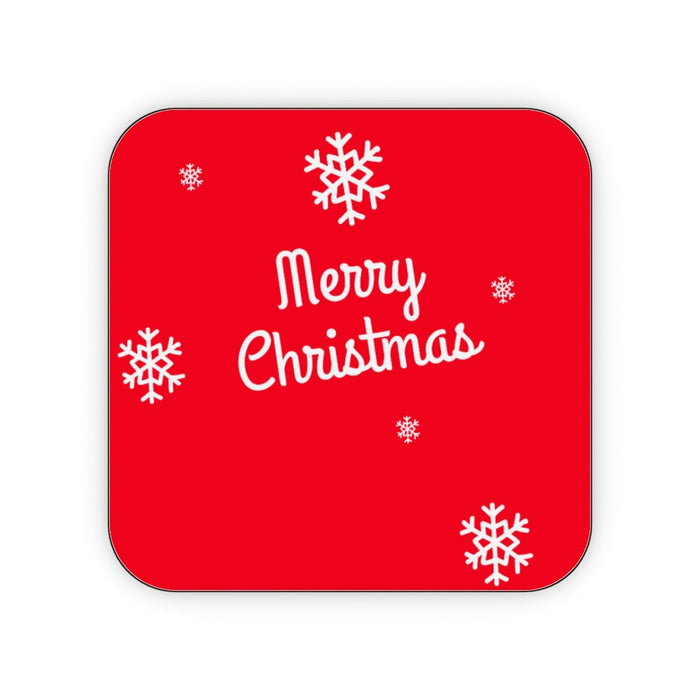 Coasters - Merry Christmas Red - printonitshop