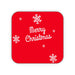 Coasters - Merry Christmas Red - printonitshop