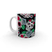 11oz Ceramic Mug - Skulls and Roses - printonitshop