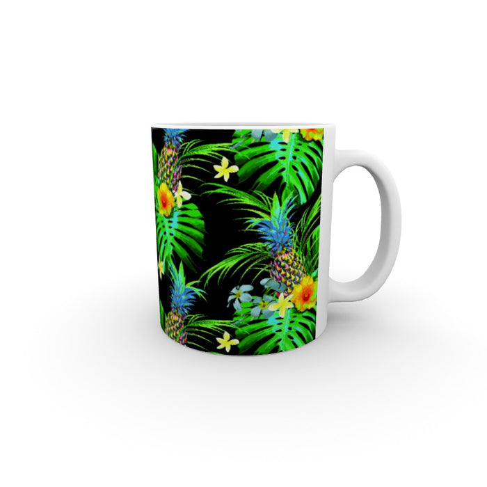 11oz Ceramic Mug - Tropical Black - printonitshop