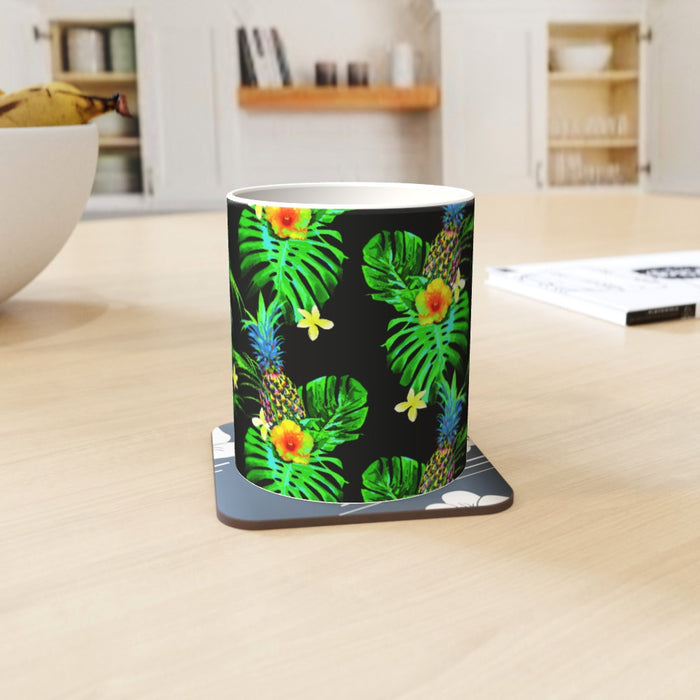 11oz Ceramic Mug - Tropical Black - printonitshop