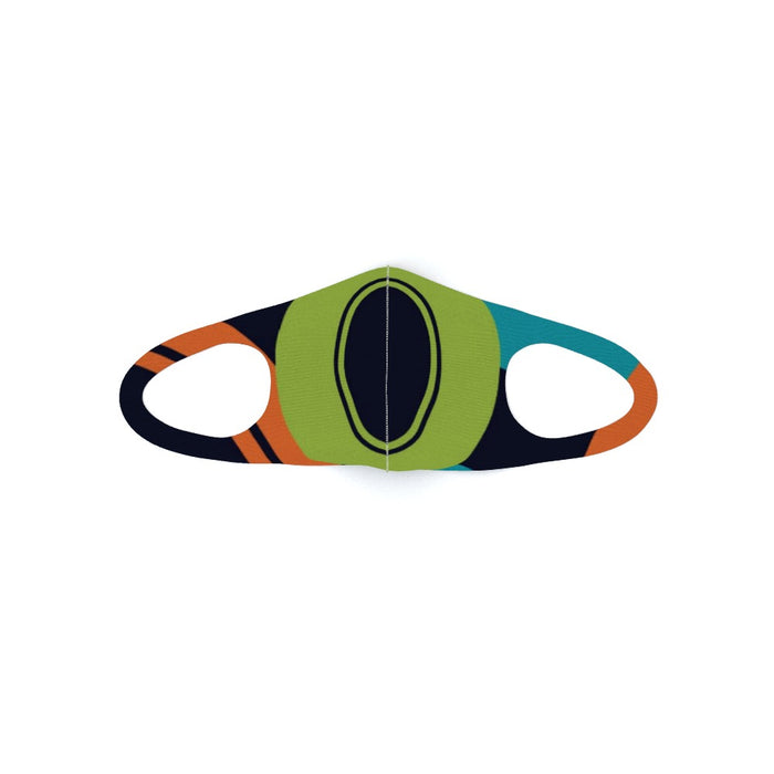 Ear Loop Mask - Abstract Circles - printonitshop