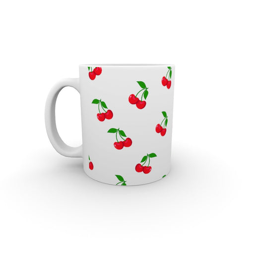 11oz Ceramic Mug - White Cherries - printonitshop