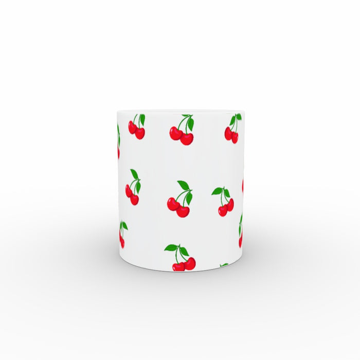 11oz Ceramic Mug - Cherries - printonitshop