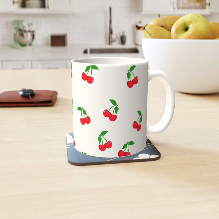 11oz Ceramic Mug - Cherries - printonitshop