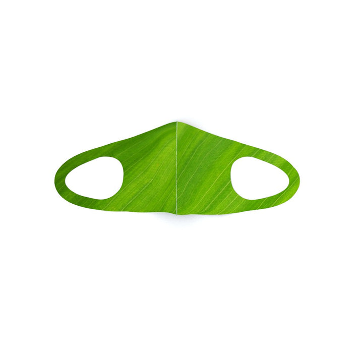 Ear Loop Mask - Green Linear - printonitshop