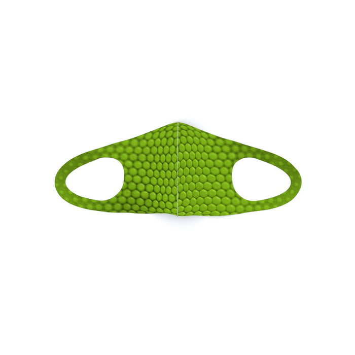 Ear Loop Mask - Undulating Green - printonitshop