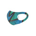 Ear Loop Mask - Abstract Waves Blue / Green - printonitshop